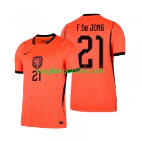 Completo Calcio Paesi Bassi Frenkie de Jong 21 Divisa Prima Mondiali 2026